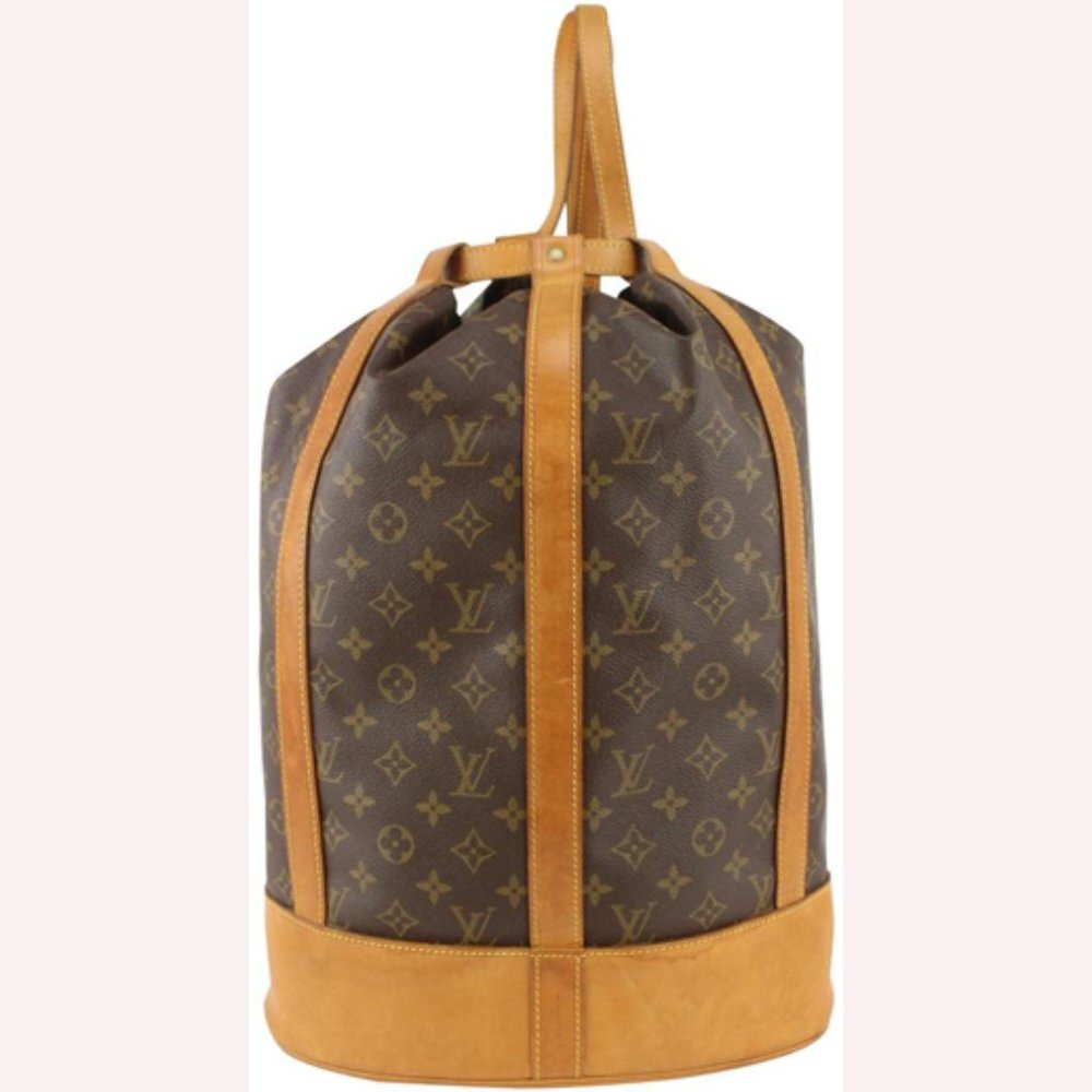 Louis Vuitton Monogram Randonnee GM Drawstring Bucket Sling Bag 1029lv56
